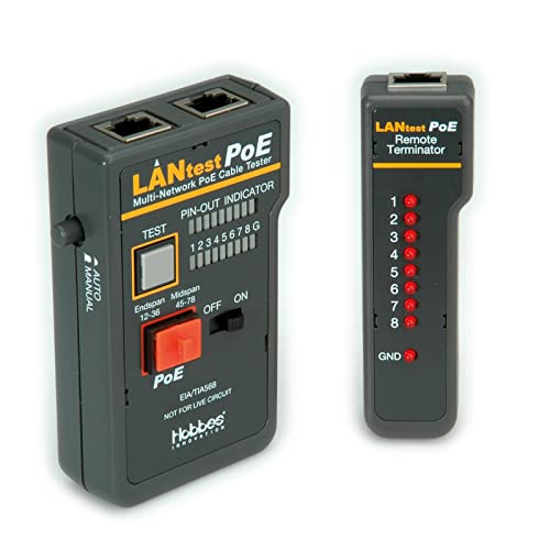 HOBBES LANtest Multinetwork PoE Kabeltester von ROLINE