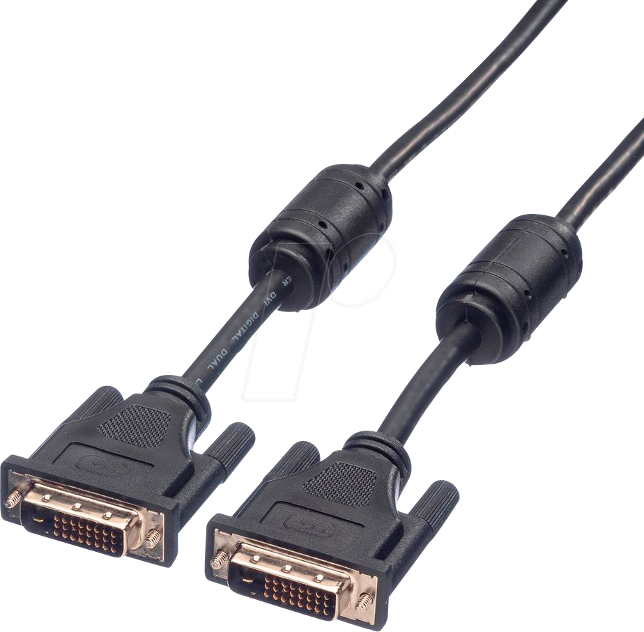 ROLINE 11045598 - DVI Monitor Kabel DVI 24+1 Stecker, Dual Link, 15 m von ROLINE