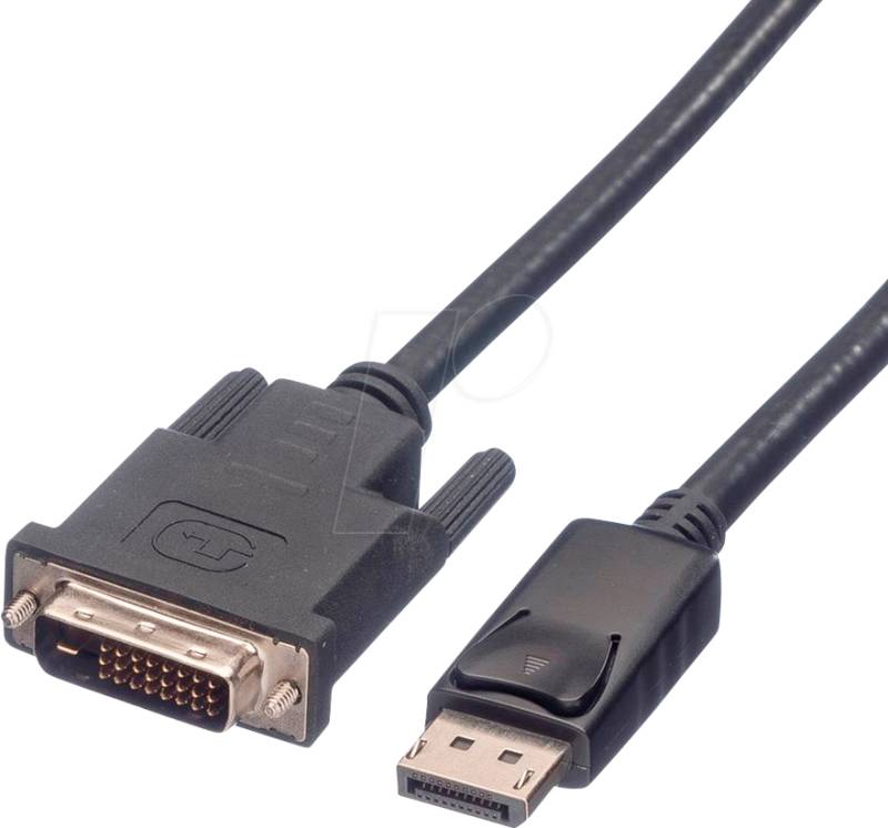 ROLINE 11045773 - DP 1.1 Stecker auf  DVI 24+1 Stecker, 1080p, LSOH, 3 m von ROLINE