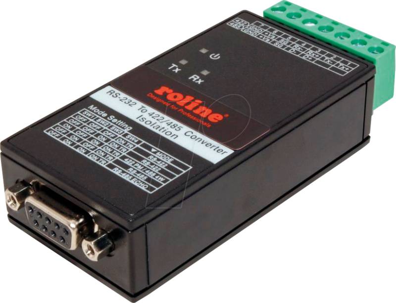 ROLINE 12021005 - Adapter RS232 > RS422/485, galv. Trennung von ROLINE