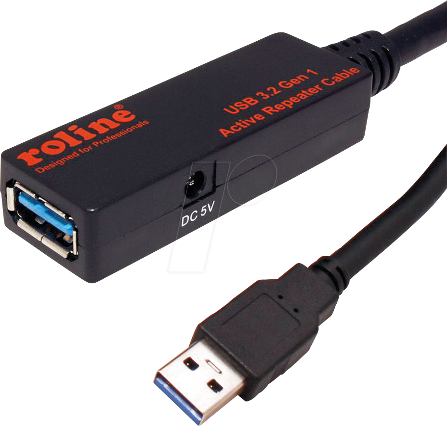 ROLINE 12041072 - Aktives USB 3.0 Verlängerungskabel USB A, 20 m von ROLINE