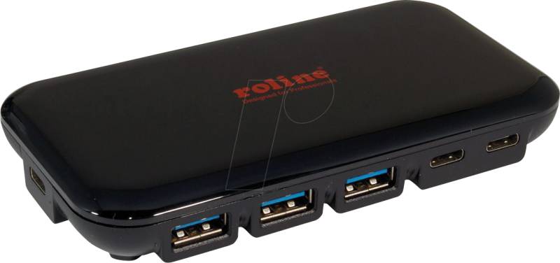 ROLINE 14025055 - USB 3.1, 7-Port Hub, 4xA, 3xC von ROLINE