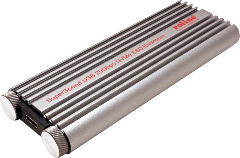 ROLINE 16014147 - Externes M.2 NVMe SSD Gehäuse mit USB 3.2 von ROLINE