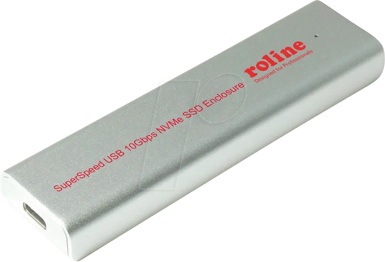 ROLINE 16014148 - Externes M.2 NVMe SSD Gehäuse mit USB 3.1 von ROLINE
