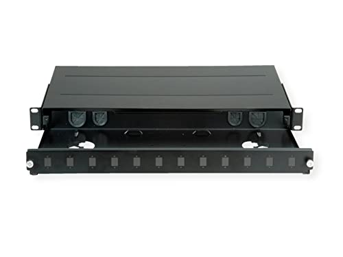 ROLINE 19''-LWL-Gehäuse leer, 1 HE, 12x SC-Simplex oder LC-Duplex, schwarz ROLINE 19''-LWL-Gehäuse leer, 1 HE, 12x SC-Simplex oder LC-Duplex, schwarz von ROLINE