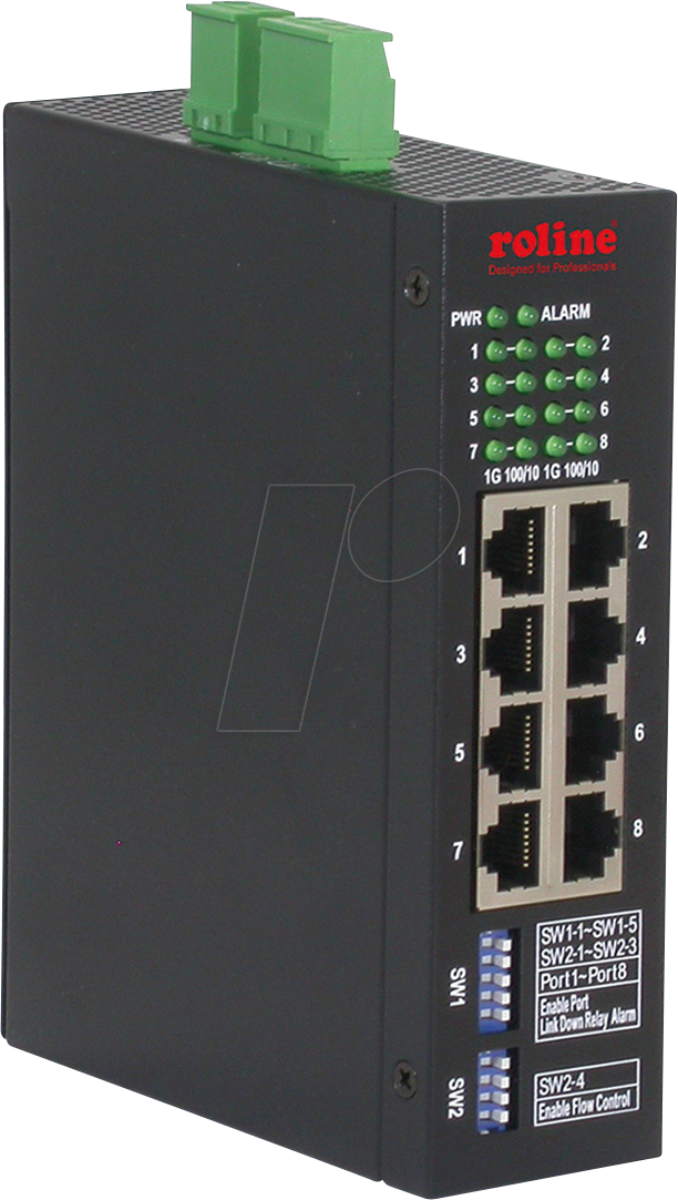 ROLINE 21131136 - Switch, 8-Port, Gigabit Ethernet von ROLINE