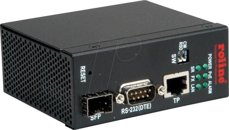 ROLINE 21131138 - Medienkonverter, Fast Ethernet, SFP, RS-232 von ROLINE