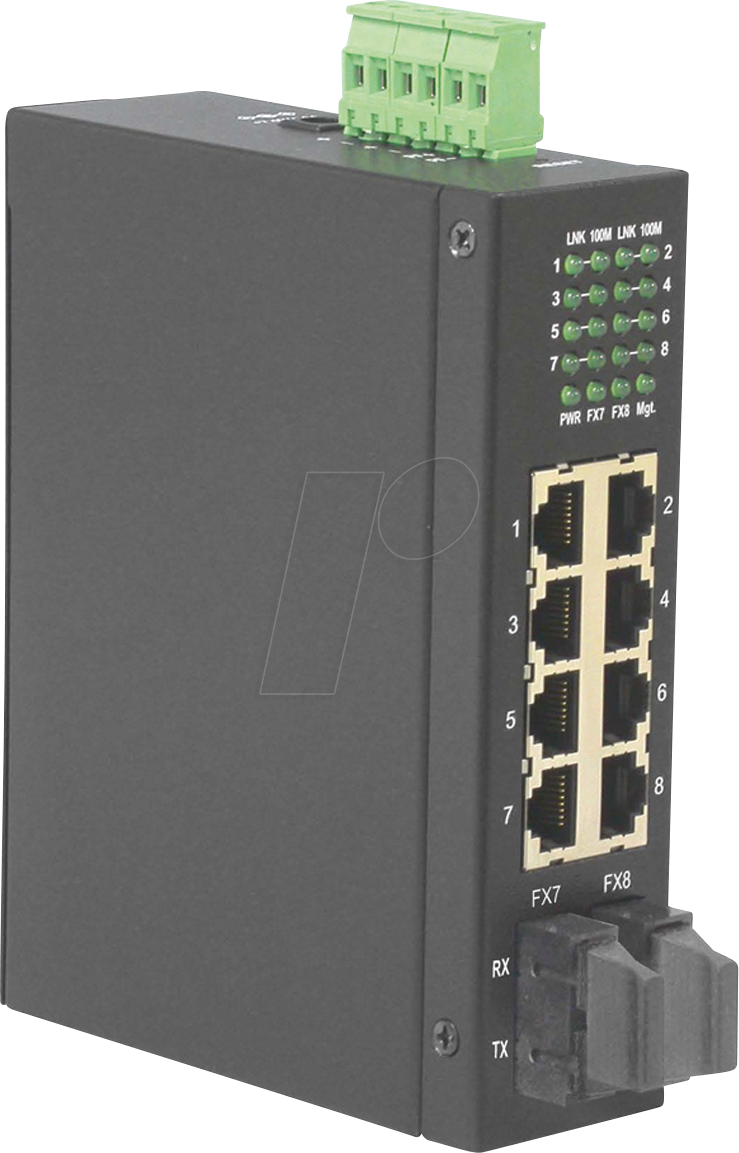 ROLINE 21131154 - Switch, 8-Port, Fast Ethernet, RJ45/SC von ROLINE