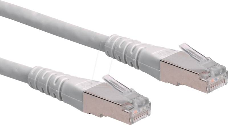 ROLINE 21150845 - Patchkabel Cat.6 S/FTP PIMF grau 15 m von ROLINE
