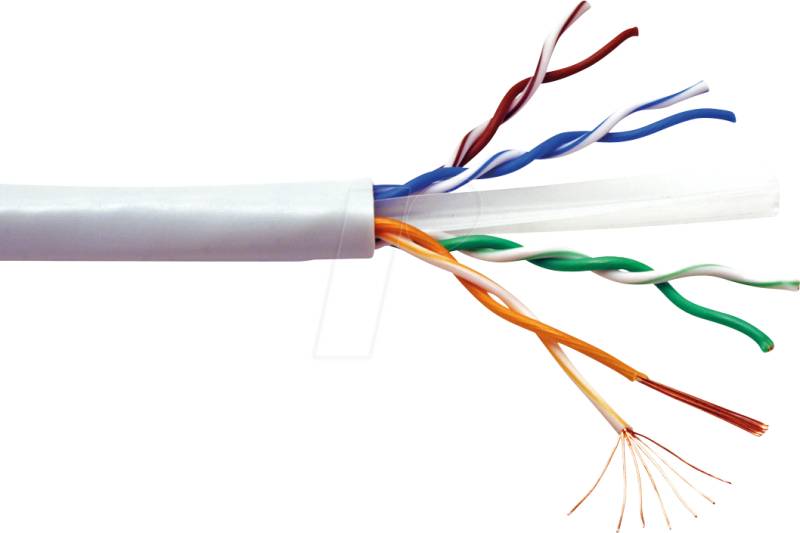 ROLINE 21150992 - Cat.6 Patchkabel, UTP, grau, 300 m von ROLINE