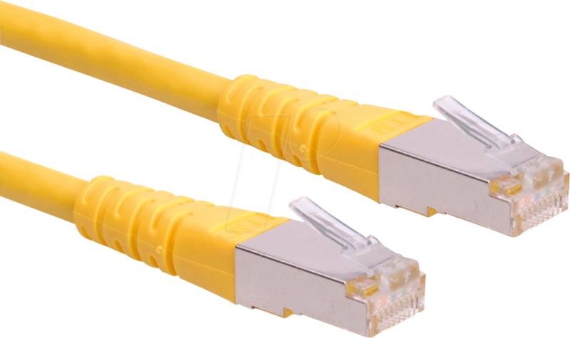 ROLINE 21151402 - Patchkabel Cat.6 S/FTP PIMF gelb 20 m von ROLINE