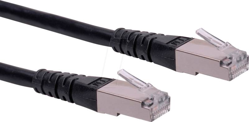 ROLINE 21151405 - Patchkabel Cat.6 S/FTP PIMF schwarz 20 m von ROLINE