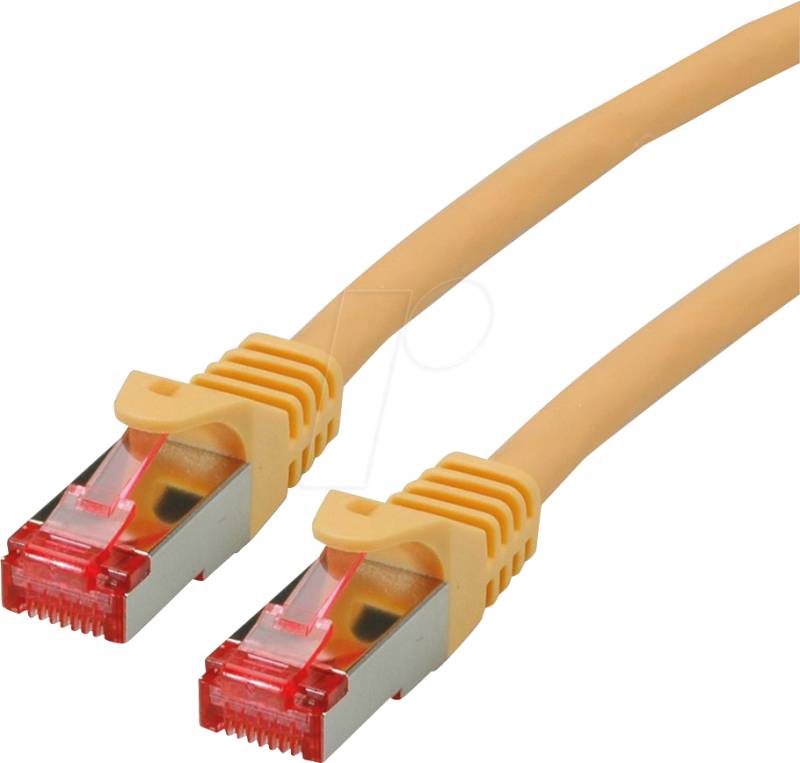 ROLINE 21152622 - Patchkabel Cat.6 S/FTP (PiMF), LSOH, gelb, 2 m von ROLINE