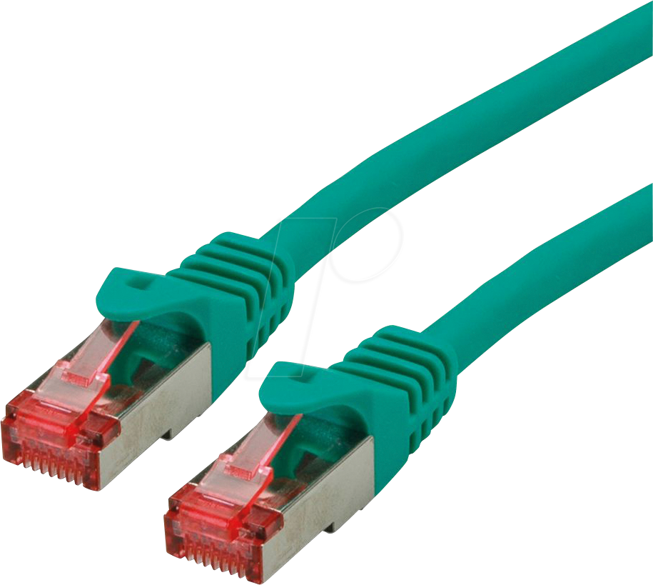 ROLINE 21152634 - Patchkabel Cat.6 S/FTP (PiMF), LSOH, grün, 1,5 m von ROLINE