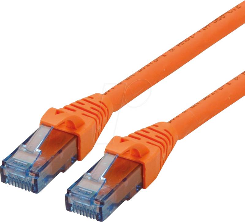 ROLINE 21152775 - Patchkabel Cat.6a UTP, LSOH, orange, 5 m von ROLINE
