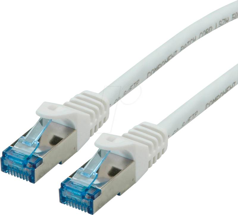 ROLINE 21152869 - Patchkabel Cat.6a S/FTP PiMF weiß 20 m von ROLINE