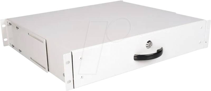 ROLINE 26210104 - 19'' Tastatureinschub, 2 HE, abschließbar, grau von ROLINE