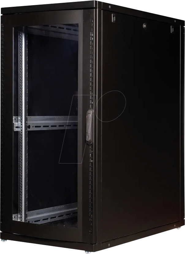ROLINE 26210148 - 19'' Serverschrank, 26 HE, 1000mm Tiefe, schwarz Plexiglas von ROLINE
