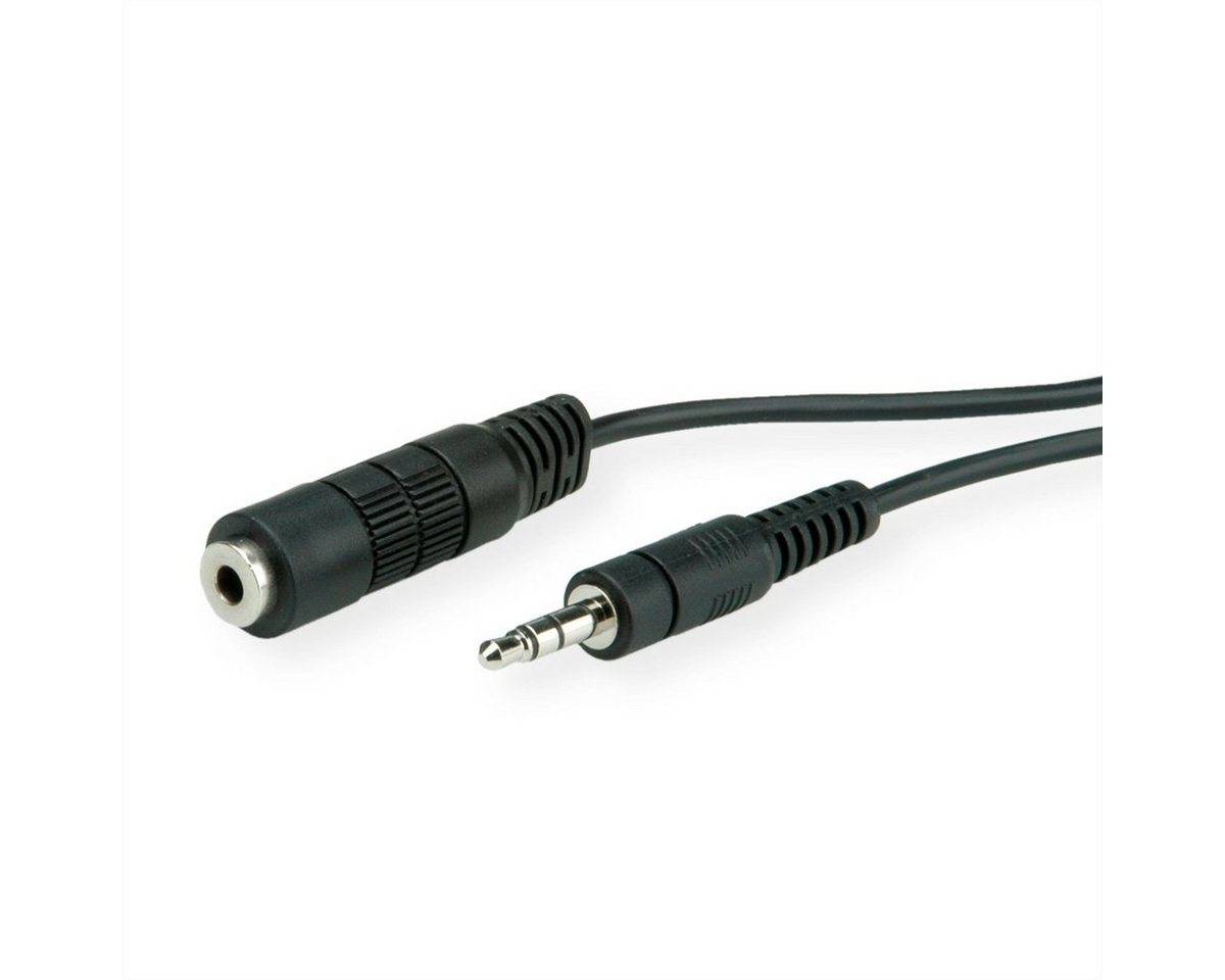 ROLINE 3,5mm Verlängerungskabel ST / BU Audio-Kabel, Klinke 3,5 mm, 3-polig Stereo (Mini-Klinke) Männlich (Stecker), Klinke 3,5 mm, 3-polig Stereo (Mini-Klinke) Weiblich (Buchse) (300.0 cm) von ROLINE