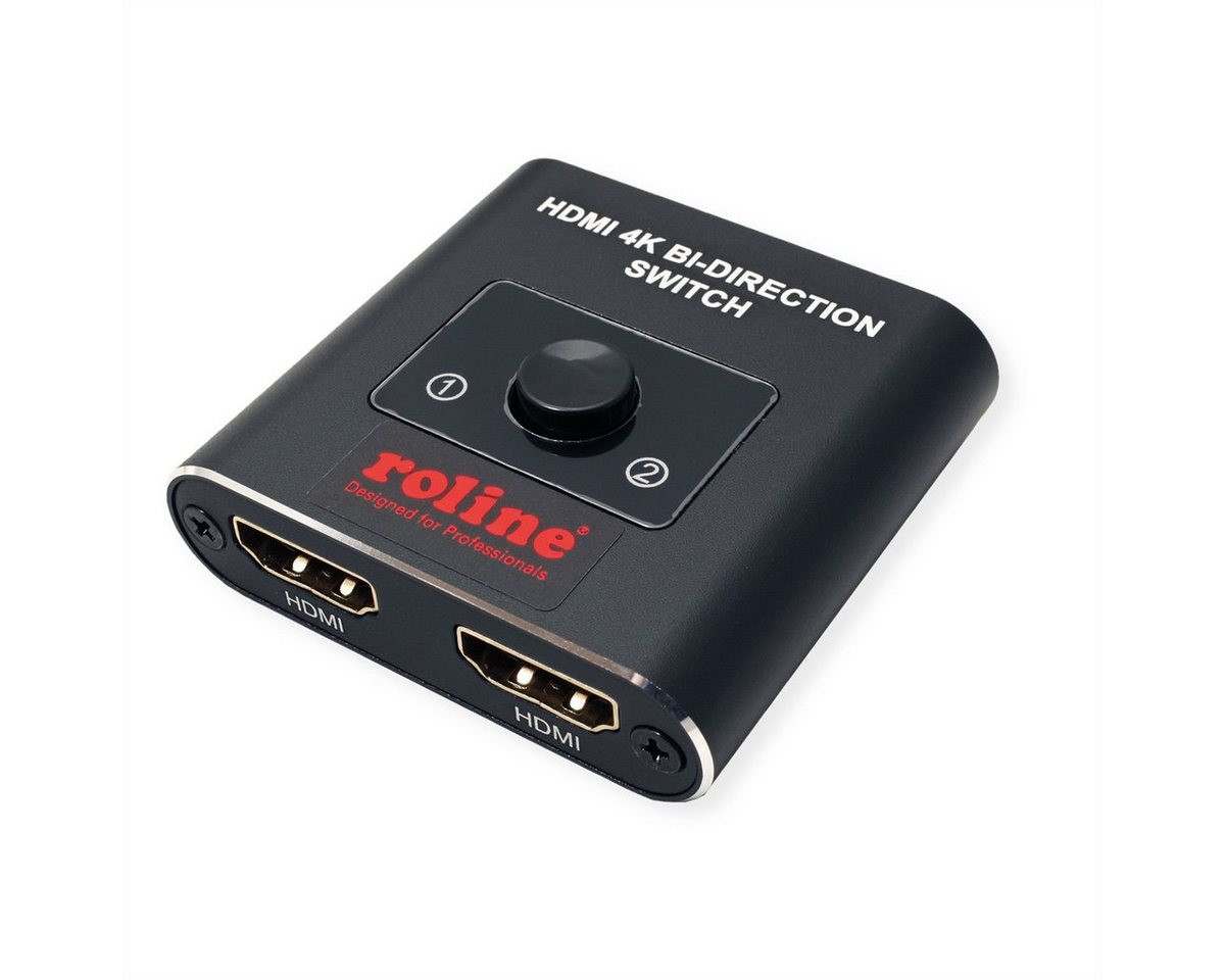 ROLINE 4K HDMI Switch, 2fach, bidirektional Audio- & Video-Adapter von ROLINE