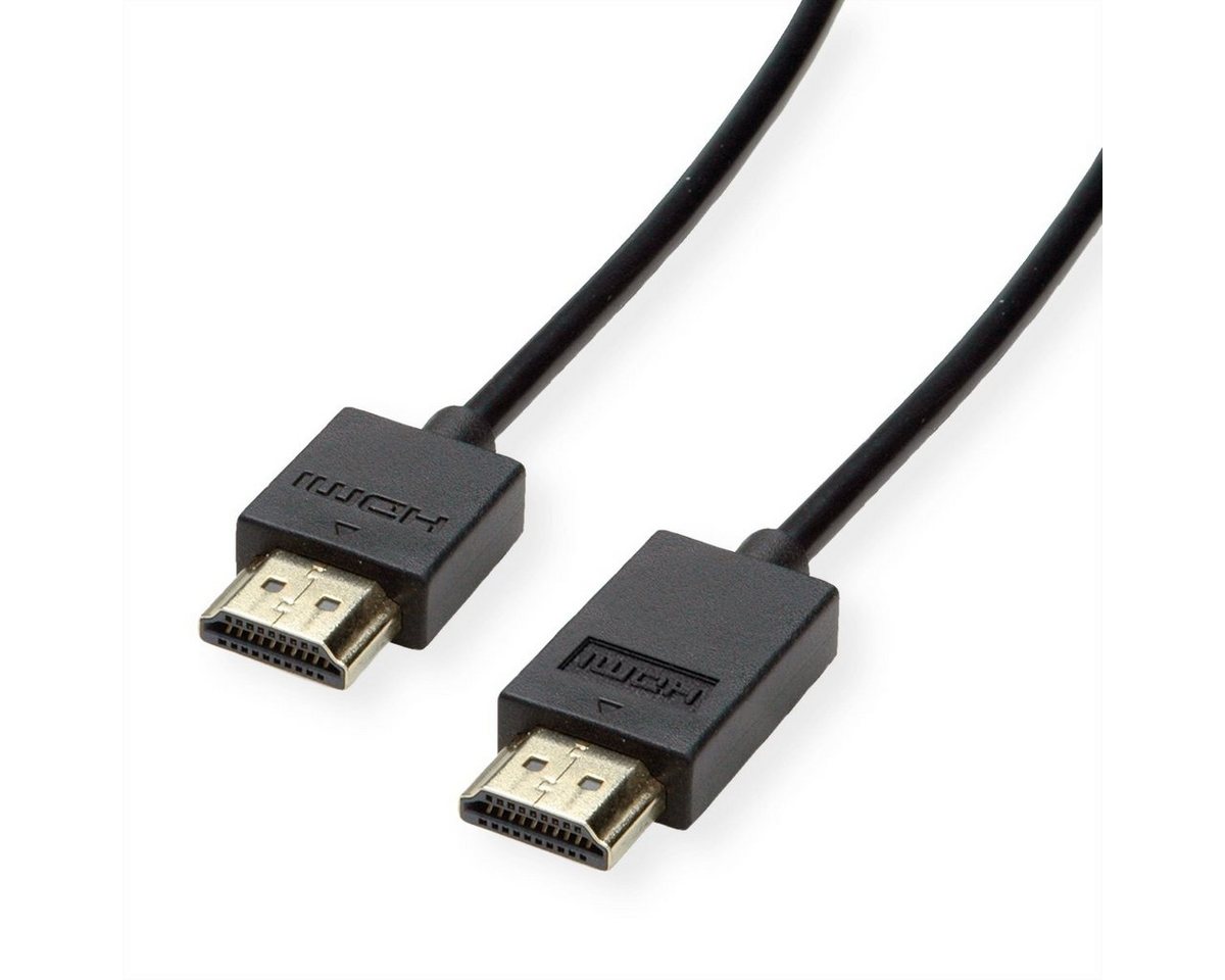 ROLINE 4K HDMI Ultra HD Kabel mit Ethernet, aktiv, ST/ST Audio- & Video-Kabel, HDMI Typ A Männlich (Stecker), HDMI Typ A Männlich (Stecker) (200.0 cm) von ROLINE