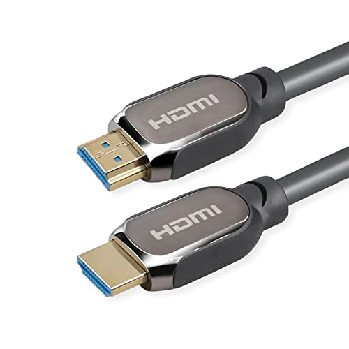 ROLINE ATC 8K HDMI Ultra HD Kabel mit Ethernet, ST/ST, schwarz, 2 m von ROLINE