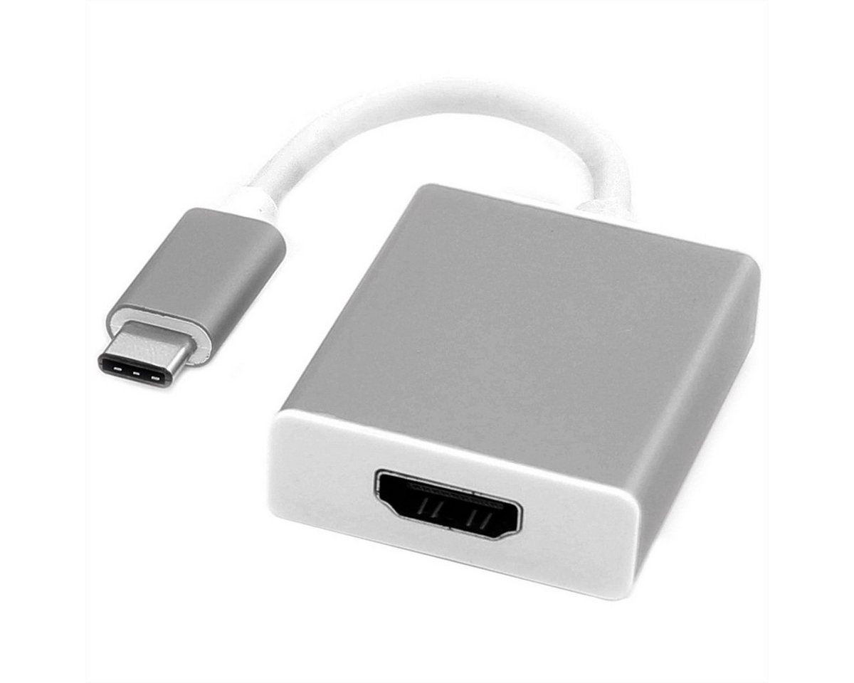 ROLINE Display Adapter USB Typ C - HDMI, ST/BU 4K2K Audio- & Video-Adapter USB Typ C (USB-C) Männlich (Stecker) zu HDMI Typ A Weiblich (Buchse), 10.0 cm von ROLINE