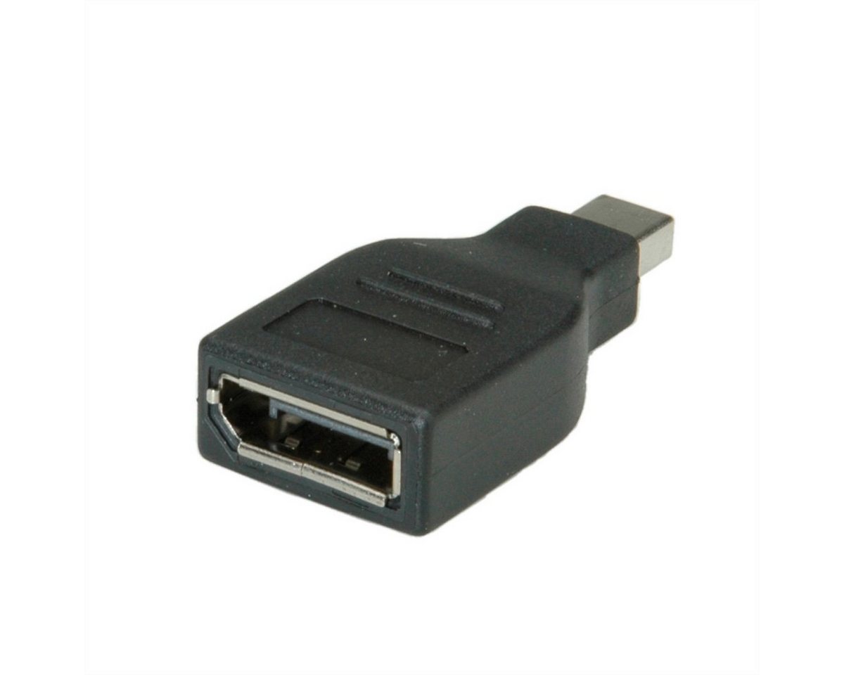 ROLINE DisplayPort Adapter, DP BU - Mini DP ST Audio- & Video-Adapter Mini DisplayPort Männlich (Stecker) zu DisplayPort Weiblich (Buchse) von ROLINE