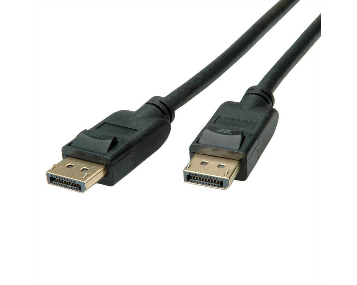 ROLINE DisplayPort Kabel, v1.4, DP ST - ST Audio- & Video-Kabel, DisplayPort Männlich (Stecker), DisplayPort Männlich (Stecker) (300.0 cm) von ROLINE