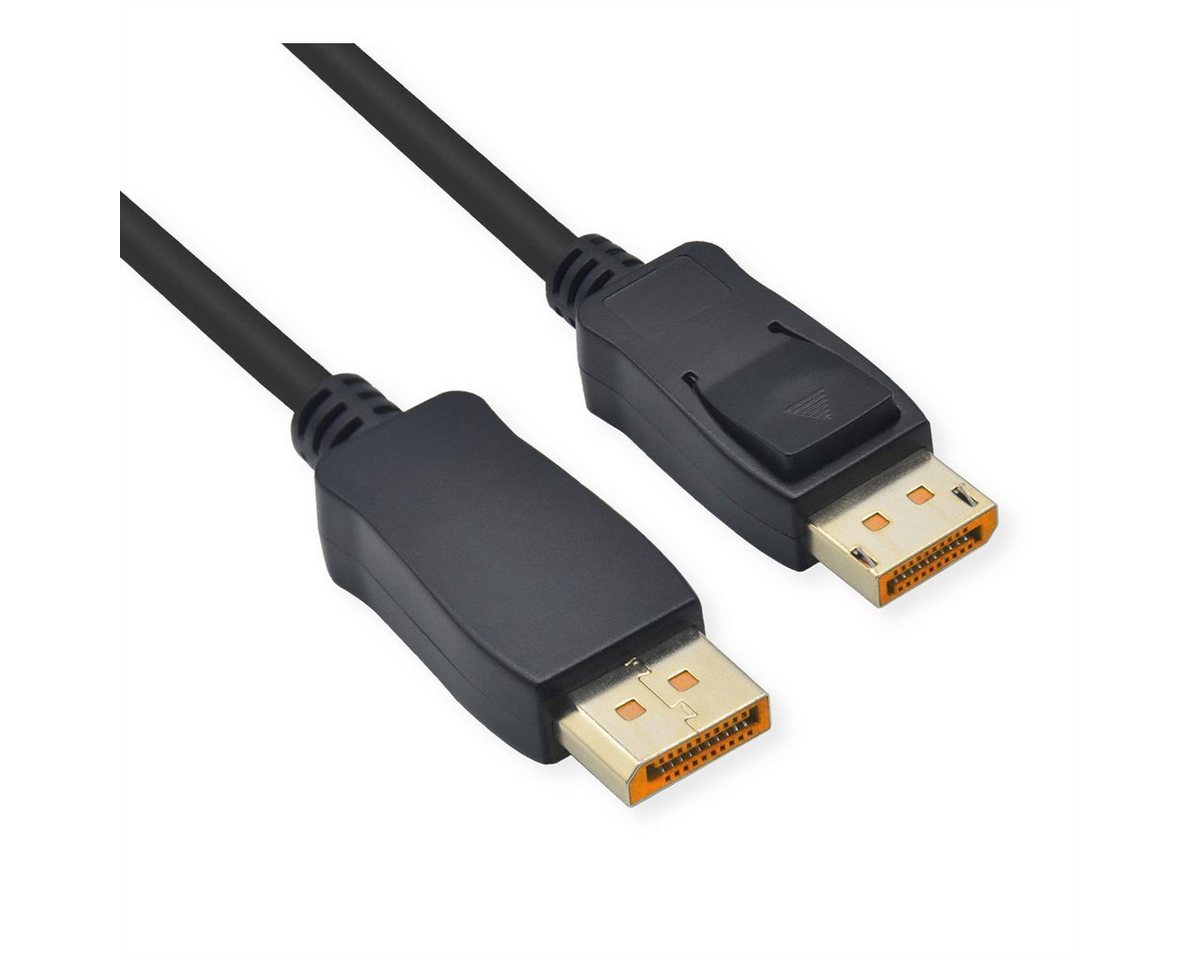 ROLINE DisplayPort Kabel, v2.1, 10K, DP ST - ST Audio- & Video-Kabel, DisplayPort Männlich (Stecker), DisplayPort Männlich (Stecker) (300.0 cm) von ROLINE