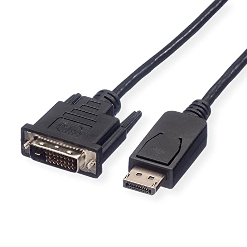 ROLINE DisplayPort Kabel DP ST - DVI ST, schwarz, 2 m von ROLINE