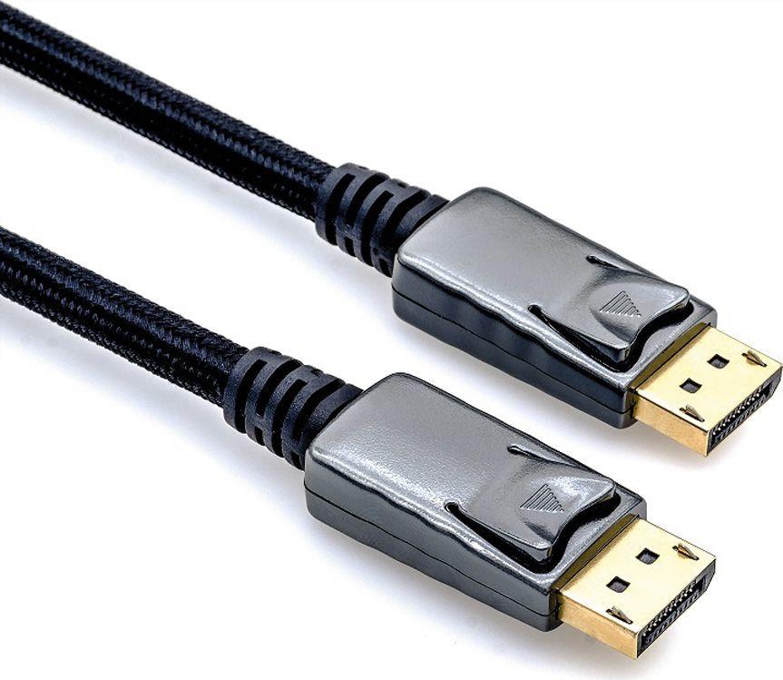ROLINE - DisplayPort-Kabel - DisplayPort (M) bis DisplayPort (M) - 2 m - 4K Unterstützung - Schwarz (11.04.5881) von ROLINE