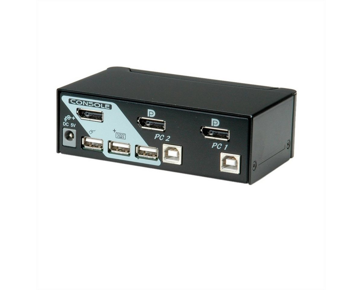 ROLINE DisplayPort USB 2.0 KVM Switch, 1 User - 2 PC Computer-Adapter von ROLINE