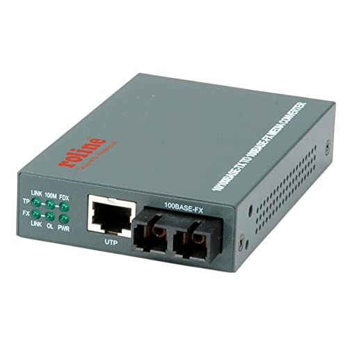 ROLINE Fast Ethernet Konverter RJ-45 - SC, Loop-back von ROLINE