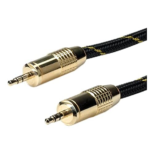 ROLINE GOLD 3,5mm Audio-Verbindungskabel ST/ST, 2,5 m von ROLINE