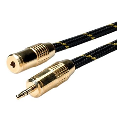 ROLINE GOLD 3,5mm Audio-Verlängerungskabel ST/BU, 5 m ROLINE GOLD 3,5mm Audio-Verlängerungskabel ST/BU, 5 m von ROLINE
