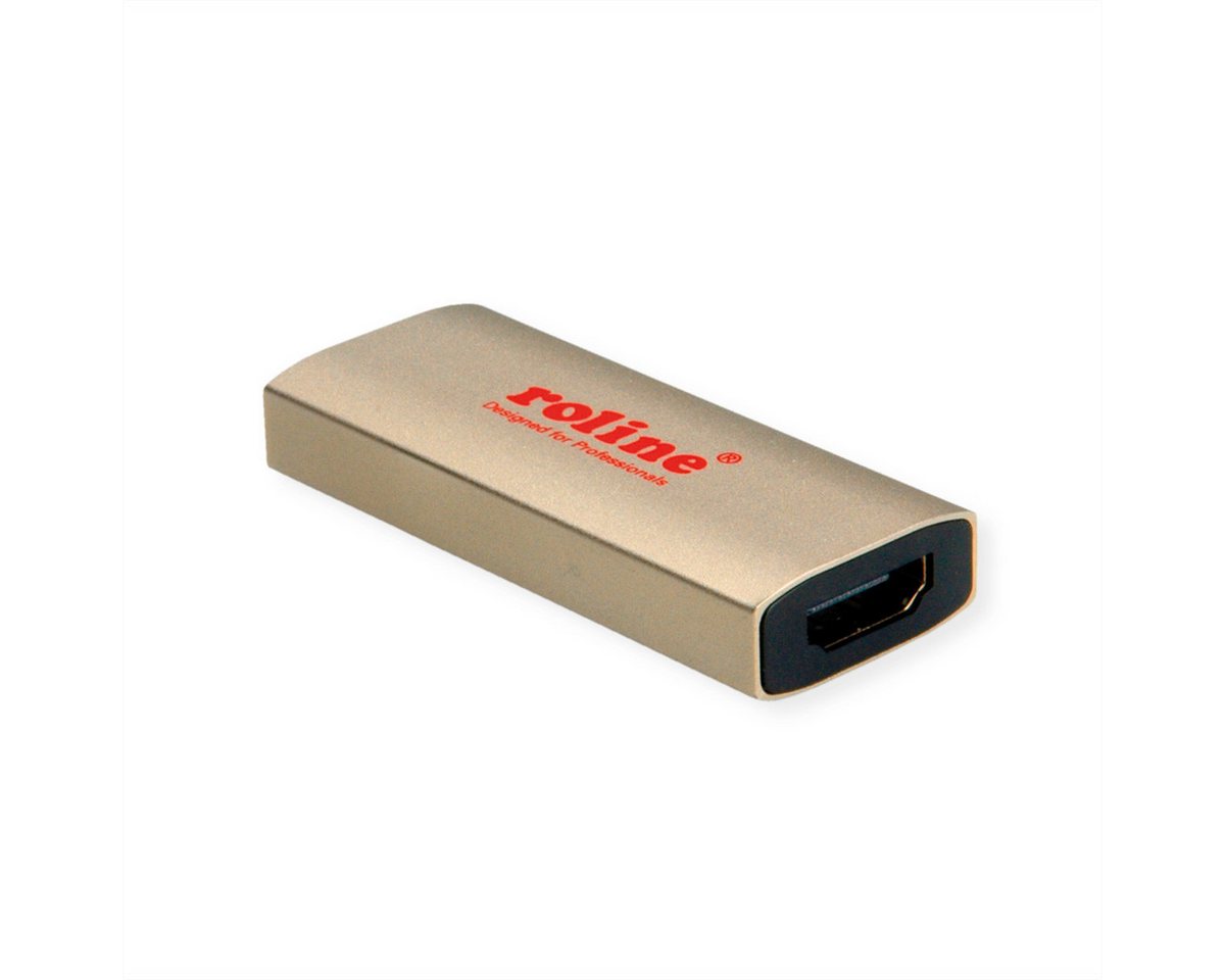 ROLINE GOLD Adapter USB Typ C - HDMI, BU/BU 8K Audio- & Video-Adapter USB Typ C (USB-C) Weiblich (Buchse) zu HDMI Typ A Weiblich (Buchse) von ROLINE