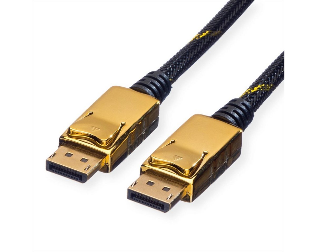ROLINE GOLD DisplayPort Kabel, DP ST - ST Audio- & Video-Kabel, DisplayPort Männlich (Stecker), DisplayPort Männlich (Stecker) (300.0 cm) von ROLINE
