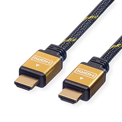 ROLINE GOLD HDMI High Speed Kabel mit Ethernet, 2 m von ROLINE