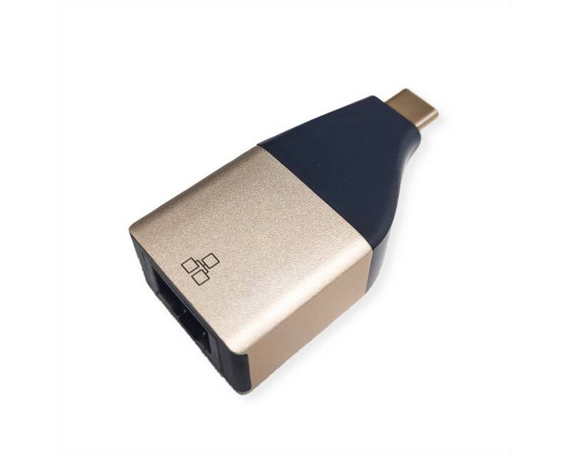 ROLINE GOLD USB 3.2 Gen 2 zu Gigabit Ethernet Konverter Computer-Adapter von ROLINE