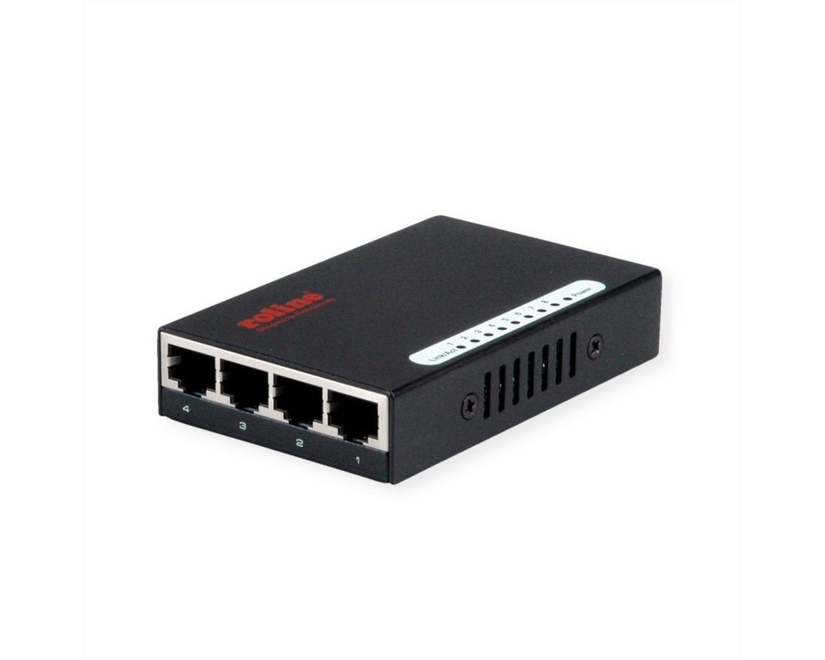 ROLINE Gigabit Ethernet Switch, Pocket Netzwerk-Switch (8 Ports) von ROLINE