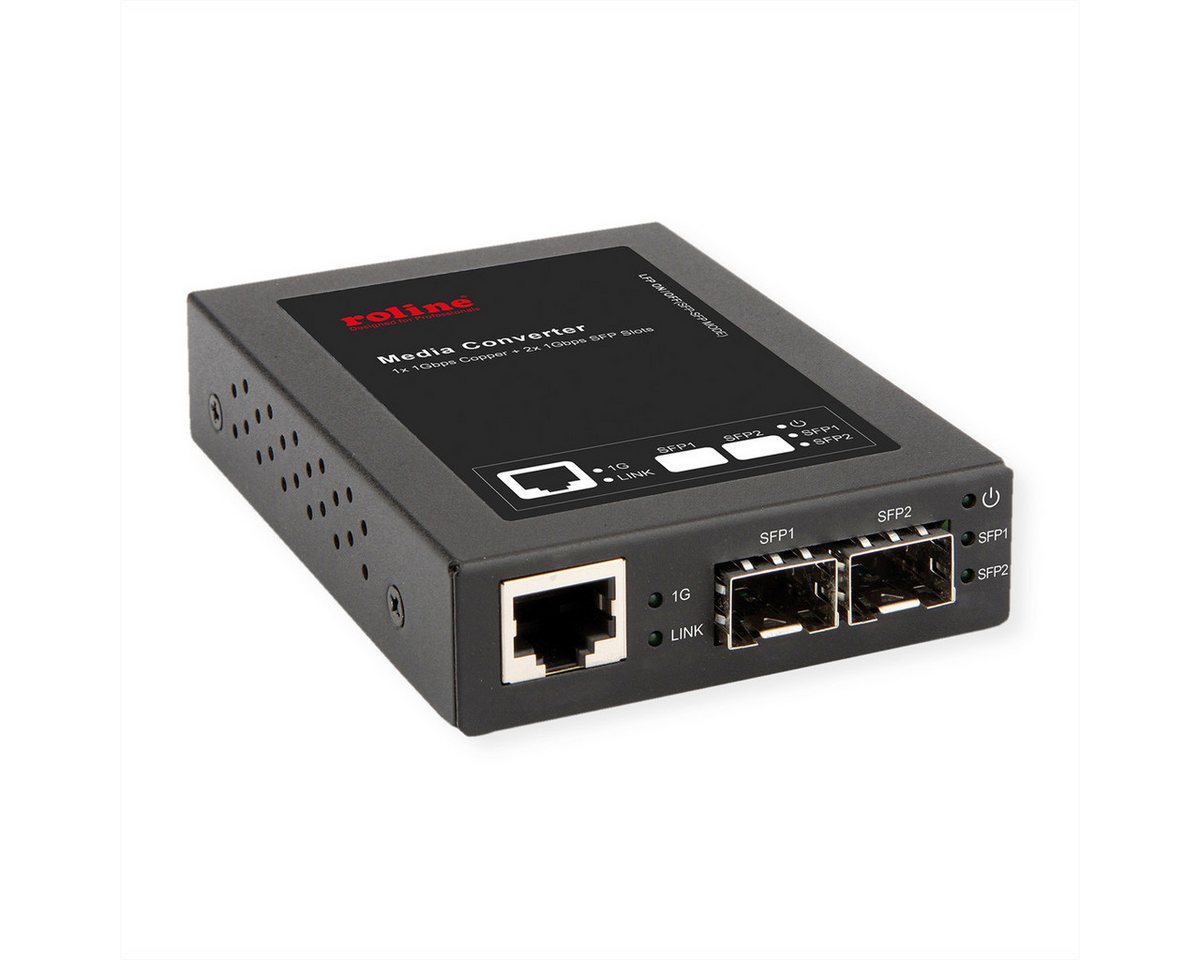 ROLINE Gigabit Konverter, RJ-45 - Mini-GBIC Netzwerk-Adapter ROLINE Gigabit Konverter, RJ-45 - Mini-GBIC Netzwerk-Adapter von ROLINE