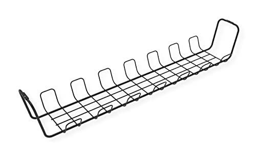 ROLINE Gitter-Kabelkanal, Untertischmontage (2 Stück), schwarz von ROLINE