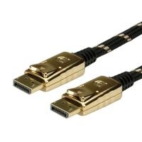 ROLINE Gold DisplayPort Kabel, DP ST - ST 1,0m (11.04.5644) von ROLINE