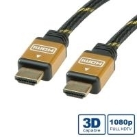 ROLINE Gold HDMI High Speed Kabel, ST-ST 10,0m (11.04.5566) von Secomp