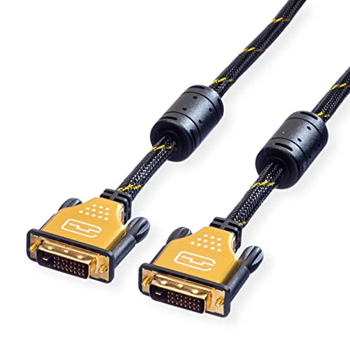 ROLINE Gold Monitorkabel DVI, ST-ST, (24+1) dual link, 10 m von ROLINE