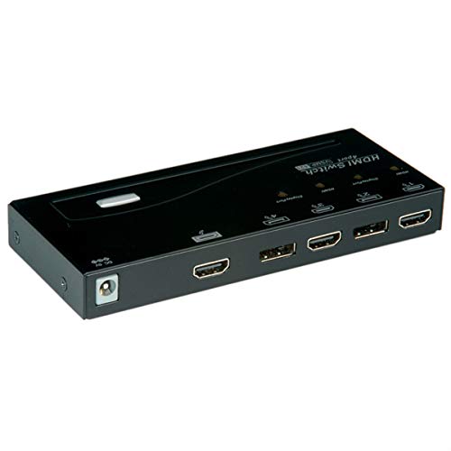 ROLINE HDMI/DisplayPort Switch, 4fach von ROLINE