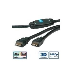 ROLINE HDMI High Speed Kabel ST-ST, mit Repeater 30m (14.01.3465) von ROLINE