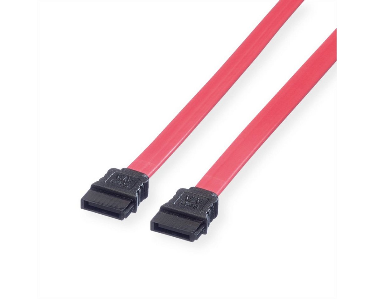 ROLINE Internes Festplattenkabel SATA 3.0 Gbit/s Computer-Kabel, SATA 7-polig (Data) Männlich (Stecker), SATA 7-polig (Data) Männlich (Stecker) (50.0 cm) von ROLINE