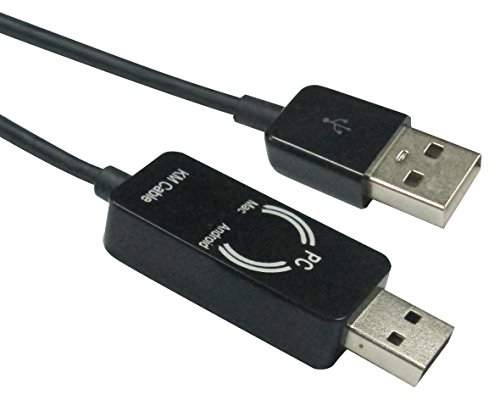 ROLINE KM Data Link Kabel (PC auf Android, 1,5m, USB 2.0) schwarz von ROLINE